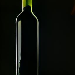 generated: a bottle of red wine #2